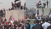 بدء تدفق أنصار التيار الصدري إلى وسط بغداد للتظاهر