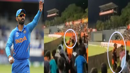Dinesh Karthik ಹೆಸರೇಳಿದ ಅಭಿಮಾನಿಗೆ ಹೊಡೆಯೋದಕ್ಕೆ ಫೀಲ್ಡಿಂಗ್ ಬಿಟ್ಟು ಆಚೆ ಬಂದ ಮರಳಿ ವಿಜಯ್ *Cricket |Oneindia