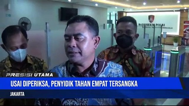 Penyidik Dittipideksus Bareskrim Polri Periksa Empat Tersangka Kasus Dugaan Penyalahgunaan Donasi ACT Ditahan