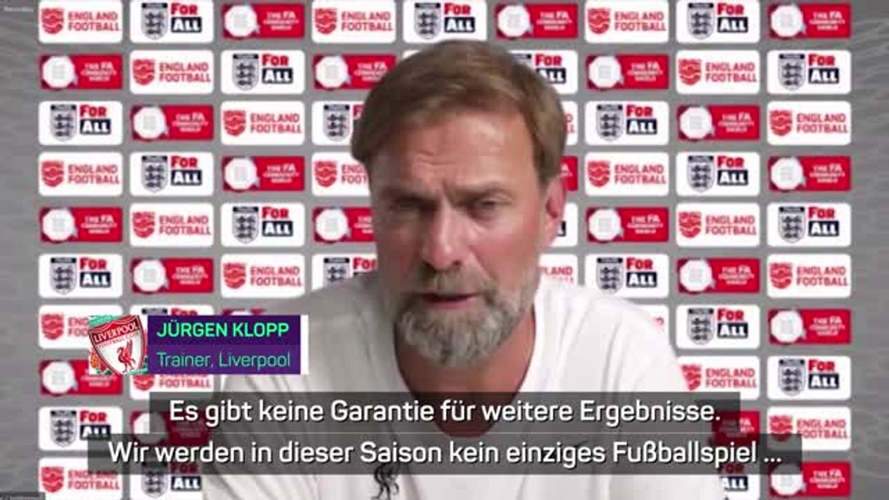 Klopp: 'Keine Garantie' für Siege