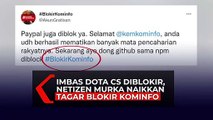 Netizen Gaungkan Tagar Blokir Kominfo di Twitter Buntut Steam hingga Paypal Diblokir
