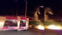 Bursa’da trafo bomba gibi patladı, alevler fabrikaya sıçramadan söndürüldü