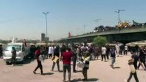 أنصار التيار الصدري يتظاهرون مجددا في بغداد