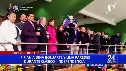 "¡Fuera corrupta!": Lilia Paredes fue pifiada durante clásico ‘Independencia’