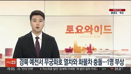 경북 예천서 무궁화호 열차와 화물차 충돌…1명 부상