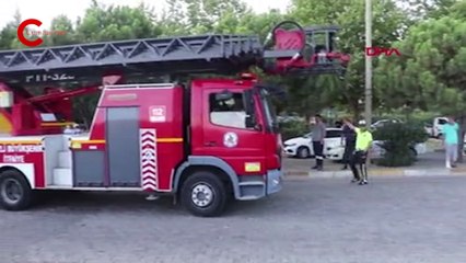 Denizli Emniyet Müdürlüğü'nün lojistik deposunda yangın