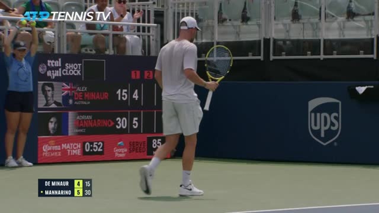Highlights: De Minaur siegreich in Atlanta