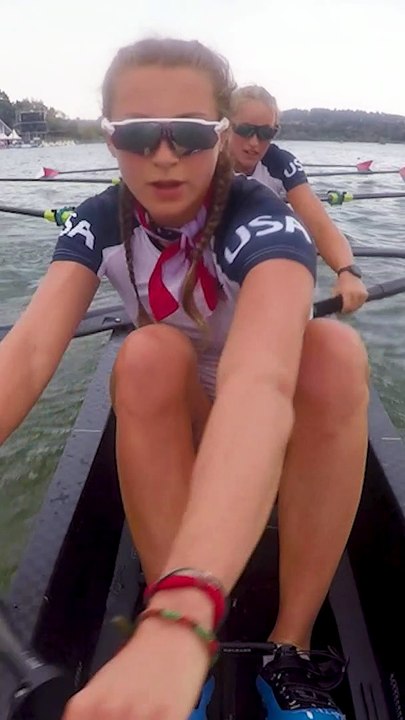 2022 World Rowing Under 19 & Under 23 Championships - inside the USA Under 23 Women's Eight