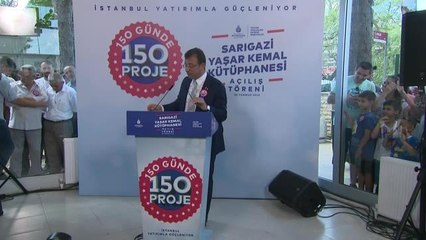 İmamoğlu, Sancaktepe'de "Yaşar Kemal Kütüphanesi"Ni Açtı: "Kütüphaneler Çoğaldıkça, Gelecekte Hiç Kimse Aldanmaz, Aldatılmaz"