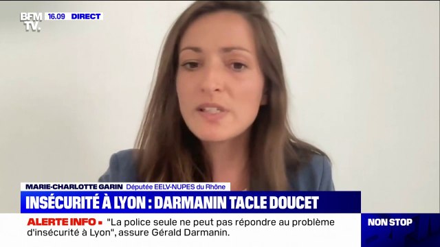Insécurité à Lyon: Sur les annonces que nous avons eues de monsieur Darmanin depuis 2 ans, il n'y a pas de résultat , regrette Marie-Charlotte Garin (EELV)