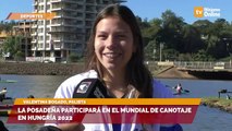 La posadeña participará en el mundial de canotaje en Hungría 2022