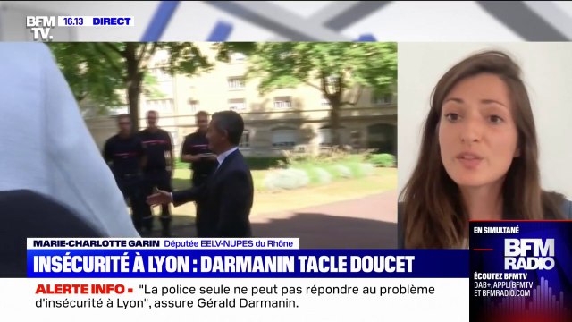 Tacle de Gérald Darmanin au maire de Lyon: La situation est beaucoup trop grave pour en faire un petit jeu de politique politicienne , regrette Marie-Charlotte Garin (EELV)