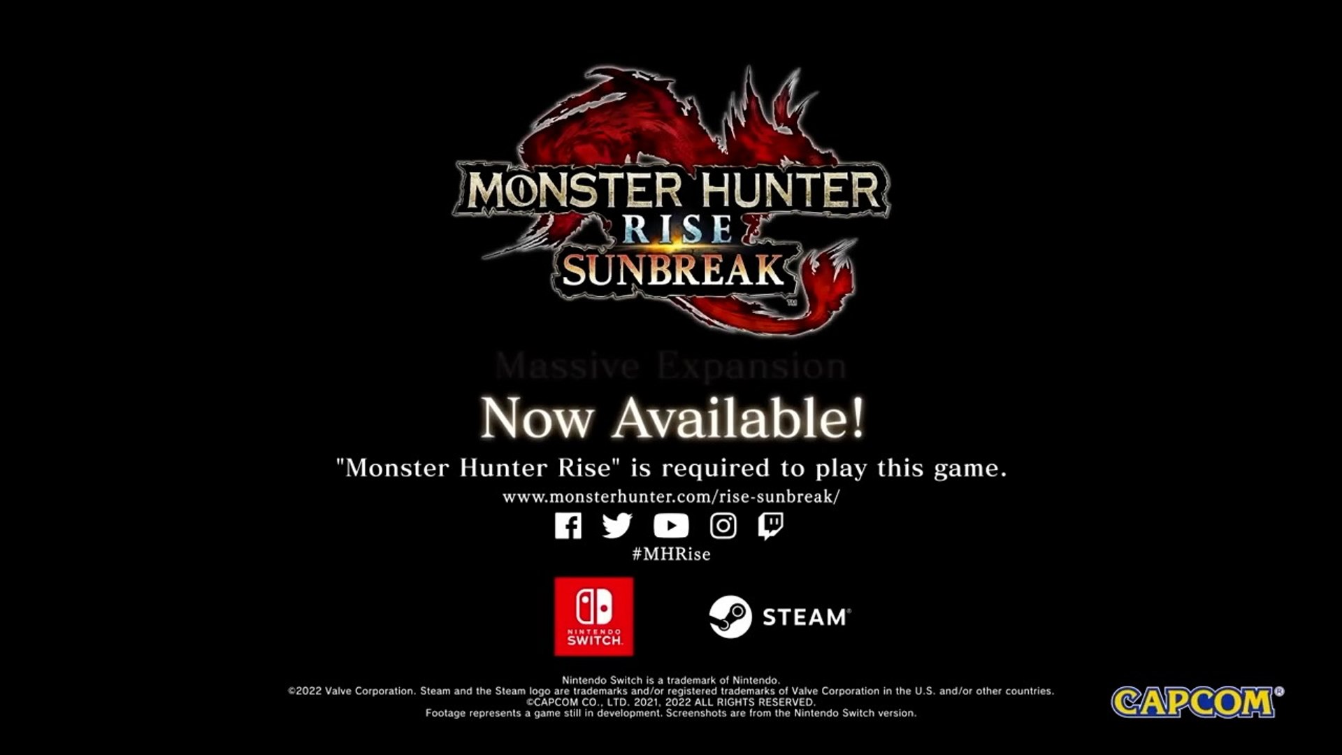 Monster Hunter Rise: Sunbreak is a 'massive' expansion for Switch
