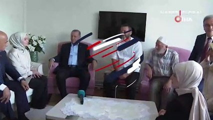 Erdoğan, Ordulu vatandaşın evine konuk oldu