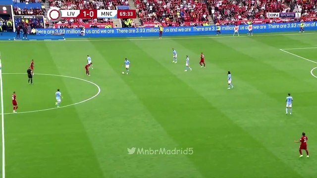 هدف تعادل مانشستر سيتي ضد ليفربول