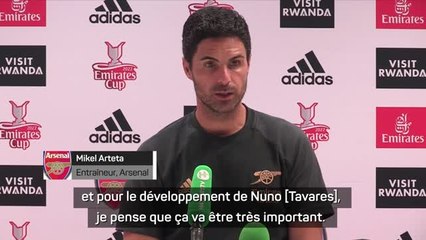 Arsenal - Arteta : "La meilleure solution pour Nuno Tavares était de partir"