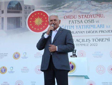 Ordu haberleri! AK Parti Genel Başkanvekili Yıldırım, Ordu'da toplu açılış töreninde konuştu