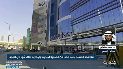 فيديو المحامي د. سعد بن شايع محاسبة من ينتسبون إلى الدولة في أجهزتها الحكومية منطلق للرقي المنشود ويسهم في تحسين الأداء الوظيفي - - الإخبارية