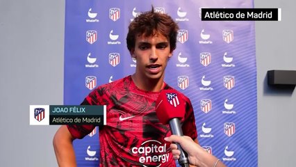 Joao Félix: "Estoy entenando fuerte para ayudar al equipo"