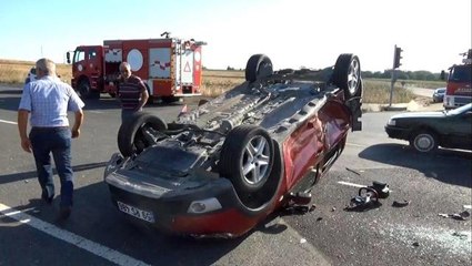Son dakika haber! Muratlı çevreyolunda trafik kazası: 4 yaralı