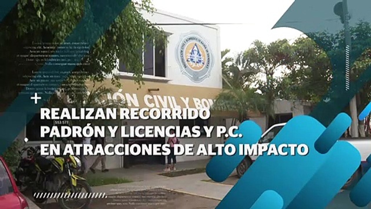Realizan recorrido Padrón y Licencias en atracciones de alto impacto | CPS Noticias Puerto Vallarta
