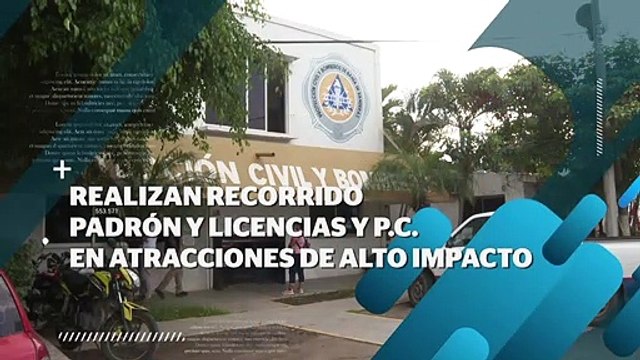 Realizan recorrido Padrón y Licencias en atracciones de alto impacto | CPS Noticias Puerto Vallarta
