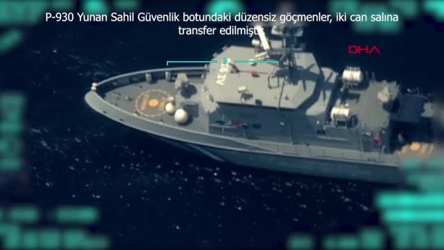 YUNANİSTAN TARAFINDAN EGE'DE GERİ İTİLEN MÜLTECİLER KURTARILDI