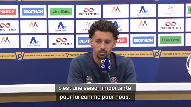 Trophée des champions - Marquinhos confiant pour Neymar : Ça fait plaisir de le voir comme ça