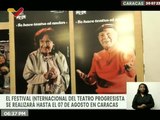 Festival de Teatro Progresista rinde homenaje a teatreros nacionales e internacionales