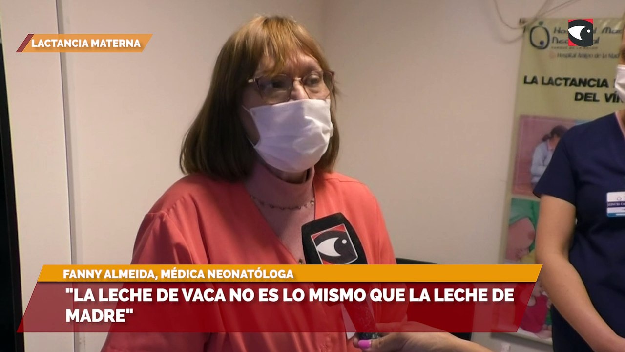 "La leche de vaca no es lo mismo que la leche de madre"