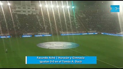 Huracán y Gimnasia igualan 0-0 al término del primer tiempo | Por Facundo Aché