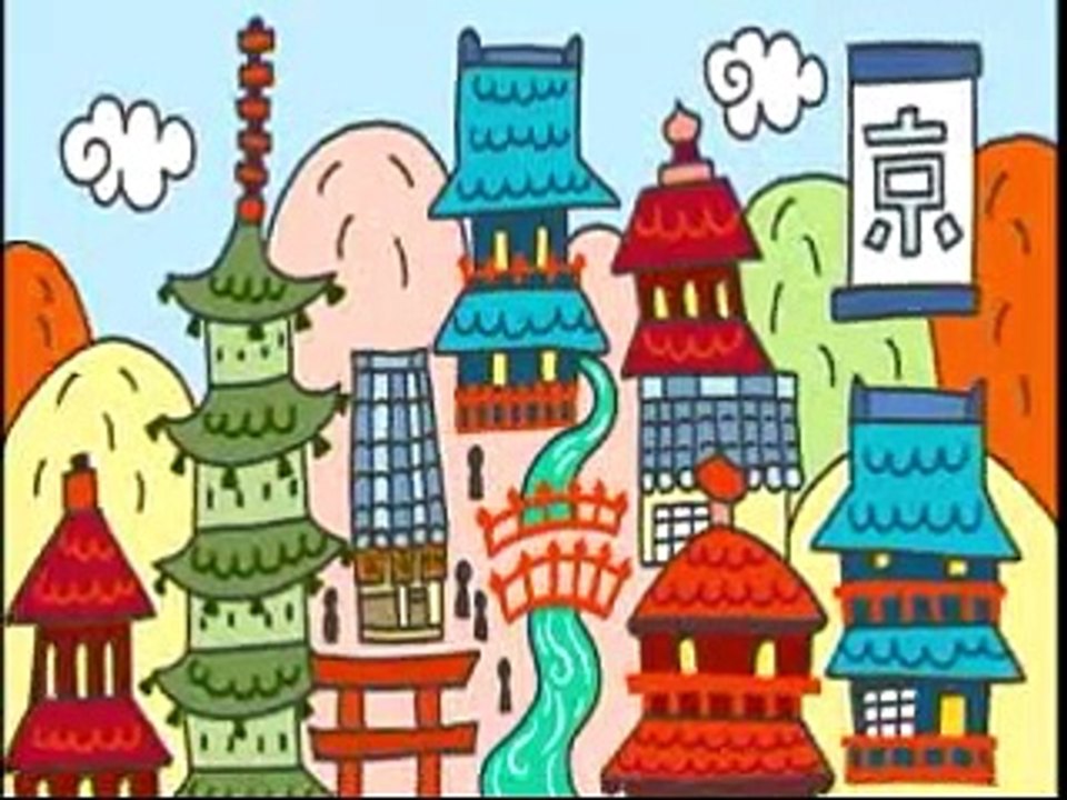 Folktale  /  日本の昔ばなし【京の蛙、大阪の蛙】