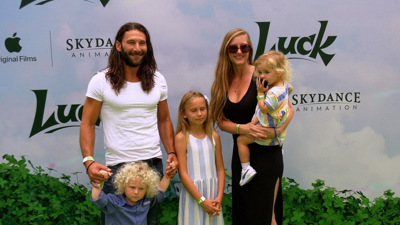 Zach McGowan "Luck" Global Premiere Screening Green Carpet | Apple Original Film