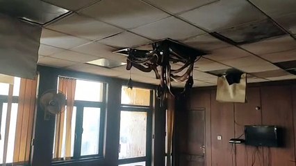 इंदिरा गांधी पंचायती राज संस्थान की तीसरी मंजिल पर लगी आग