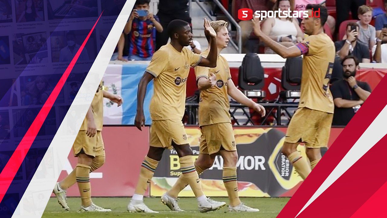Sikat New York Red Bull, Barcelona Tutup Laga Pramusim Terakhir di Amerika Serikat dengan Kemenangan
