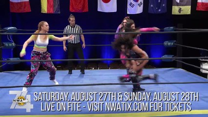 Marti Belle vs Paola Blaze vs Missa Kate vs Rylee - Women's Four Way - NWA Surge USA Season 3