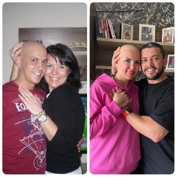 KANSERE KARŞI AŞK İLE SAVAŞ; EŞİ YENDİ SIRA ONDA