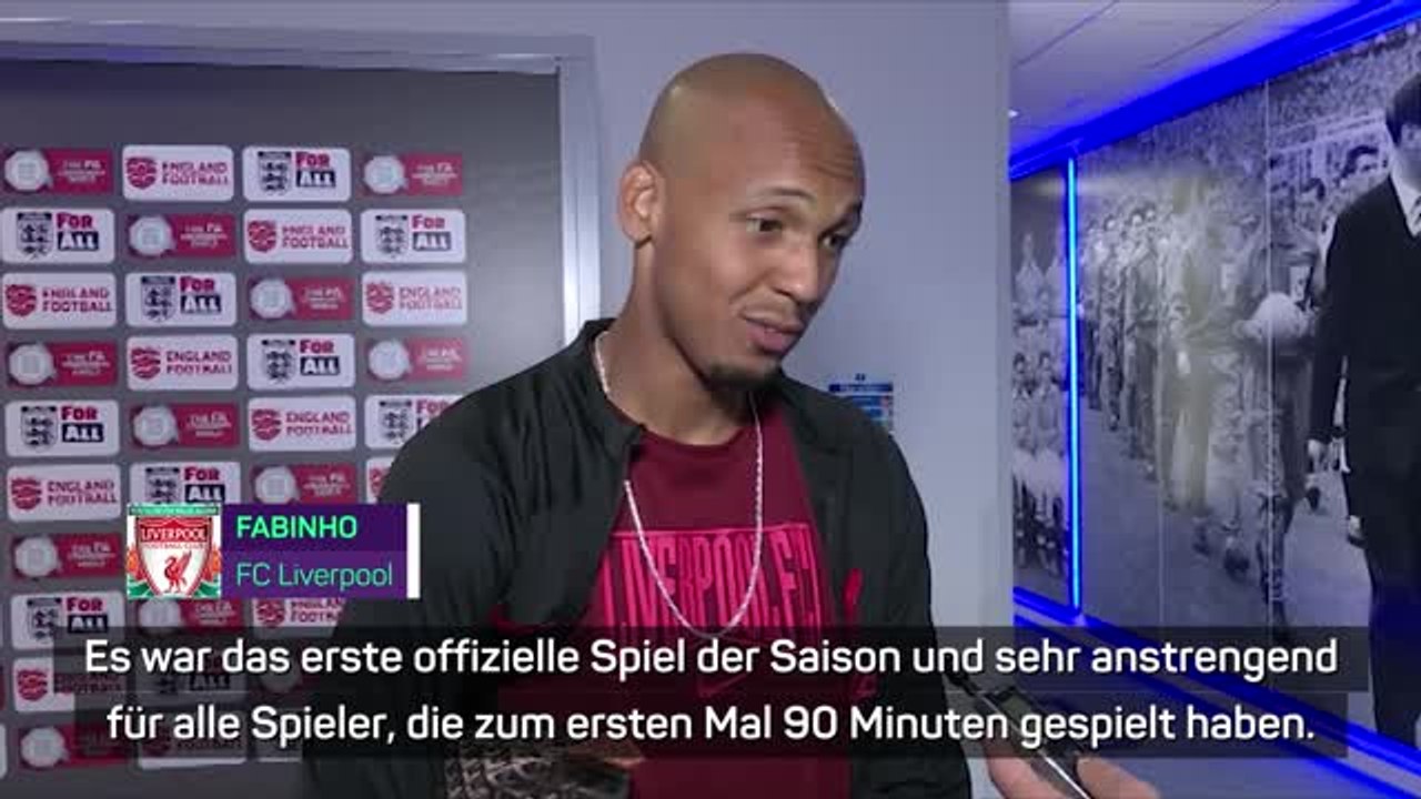 Fabinho nach Sieg: 'Sehr intensives Spiel'