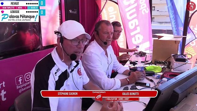 Demi-finale du triplette - 10ème International féminin à pétanque de Palavas 2022