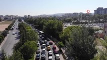 Eskişehir gündem haberleri... Eskişehir'de KPSS nedeniyle yoğun trafik oluştu