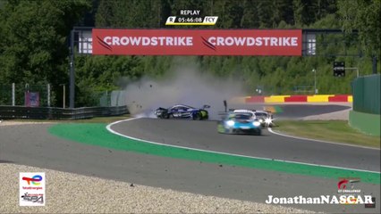 Miguel Ramos Big Crash 2022 TotalEnergies 24 Hours of Spa