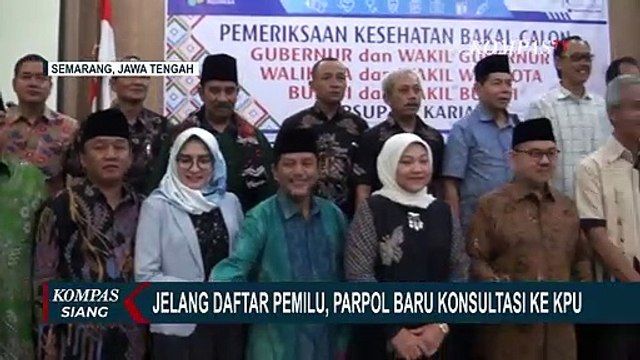 Jelang Pendaftaran Pemilu 2024 pada 1 Agustus, 8 Parpol Baru Telah Berkonsultasi ke KPU Jateng!
