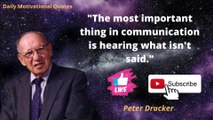 Best Peter Drucker inspirational & motivational quotes | Daily Motivational Quotes