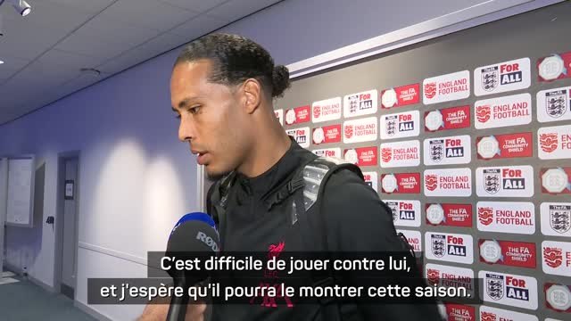 Community Shield - van Dijk : Nous aidons tous Nunez pour qu'il se sente à l'aise