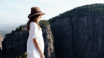 Free Stock Footage - A Beautiful Girl on the Hills - Free Mountain Stock Videos - Romance Post BD