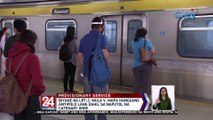 Biyahe ng LRT-2, mula V. Mapa hanggang Antipolo lang dahil sa naputol na catenary wire | 24 Oras Weekend