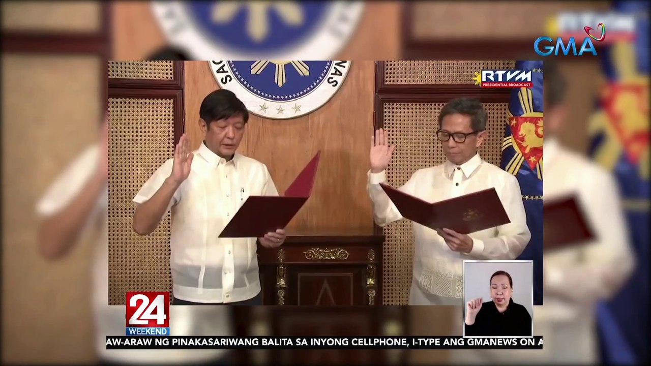 Energy Sec. Raphael Lotilla at Human Settlements and Urban Dev't Sec. Jerry Acuzar, nanumpa na sa tungkulin | 24 Oras Weekend