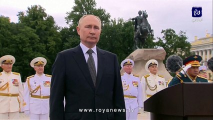 بوتين: البحرية الروسية ستتسلم صواريخ تفوق سرعتها سرعة الصوت