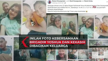 Inilah Foto Kebersamaan Brigadir Yoshua dan Kekasih Dibagikan Keluarga