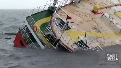 Batan geminin parçaları yüzeye çıkartıldı